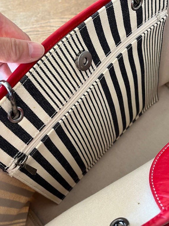 Longchamp Paris Tote bag/Top handle handbag/Strip… - image 6