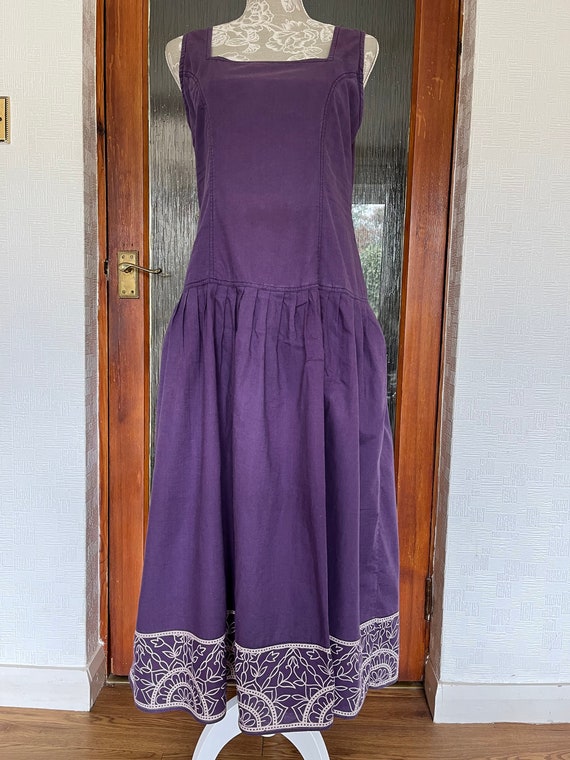 drop waist cotton summer dress Salma Drop Waist Cotton Maxi Dress - White main image 1