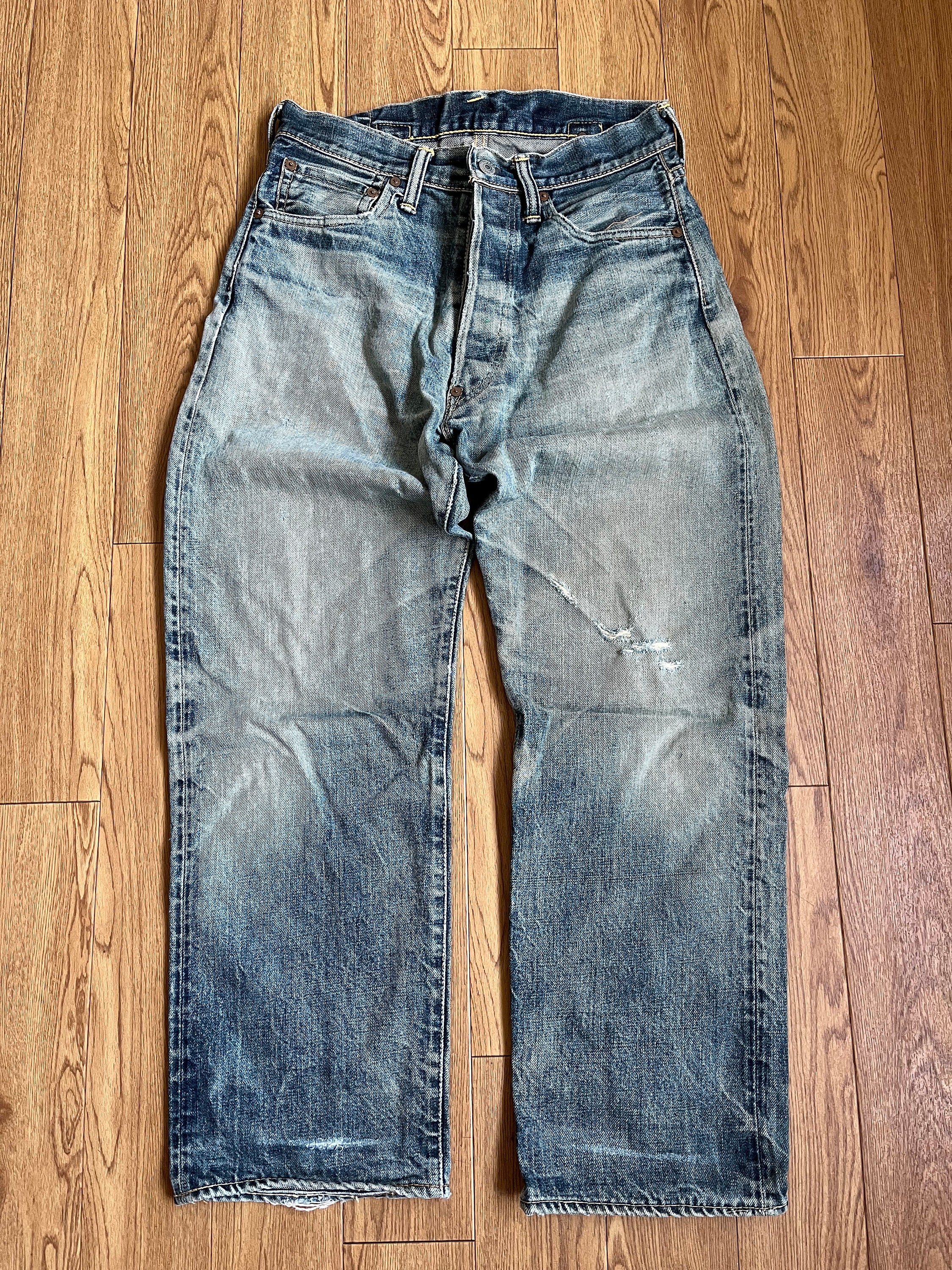 90s EVISU BIG CAMOME JEANS