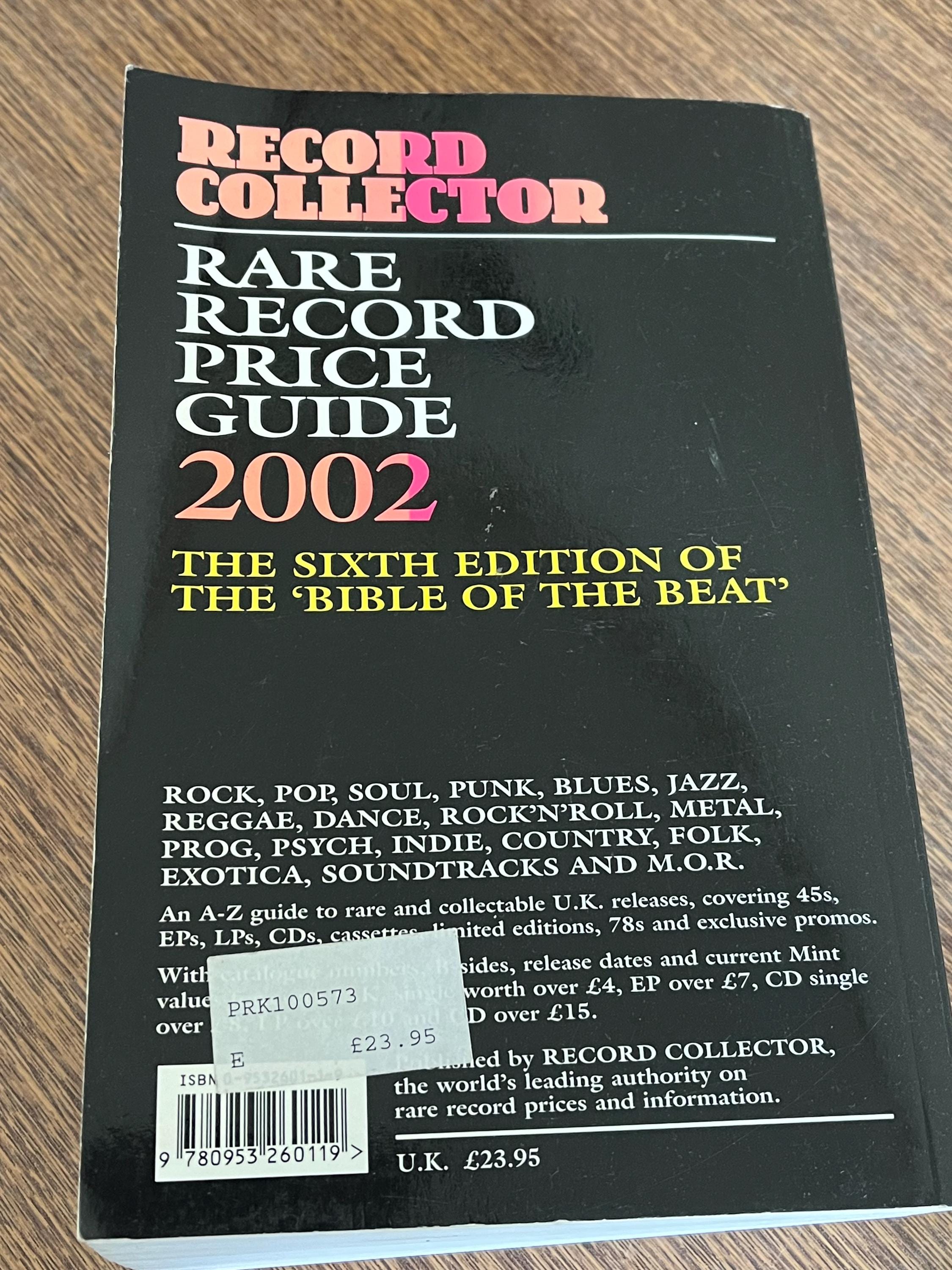 Rare Record Price Guide 2002/reference Book/record Collector