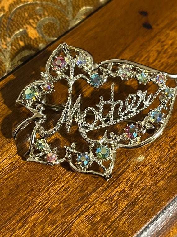 CRYSTAL BROOCH クリスタルブローチ mother COACH® | Crystal Flower Brooch