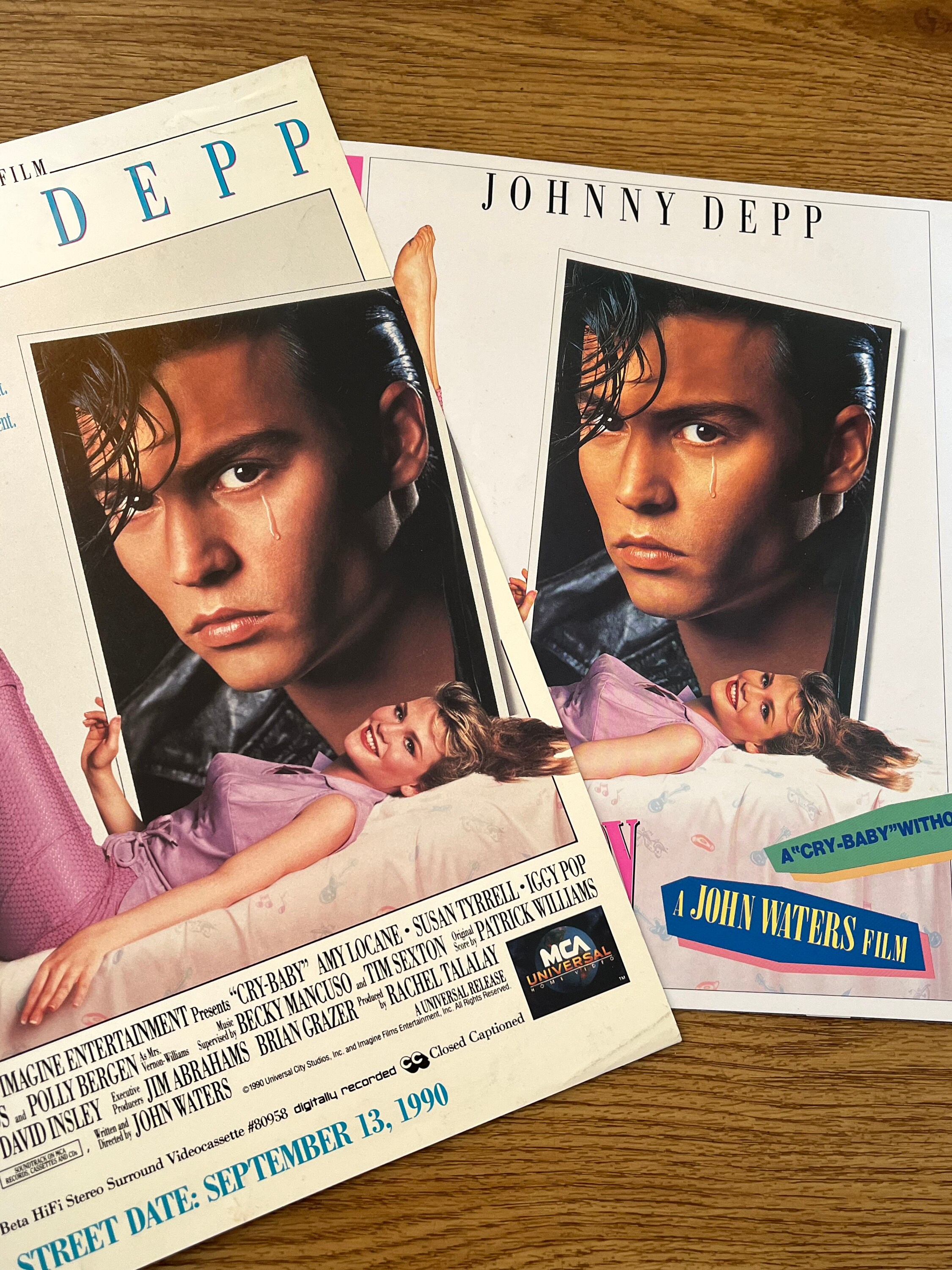 Cry Baby Movie Promo Set: Japanese Catalogue & US Sales Sheet - Etsy