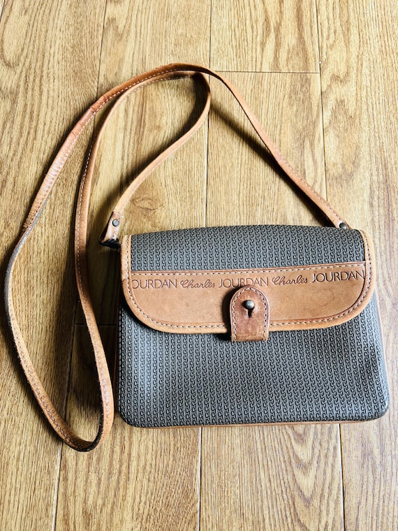 Vintage Charles Jourdan Crossbody Bag: 90s French Designer Handbag