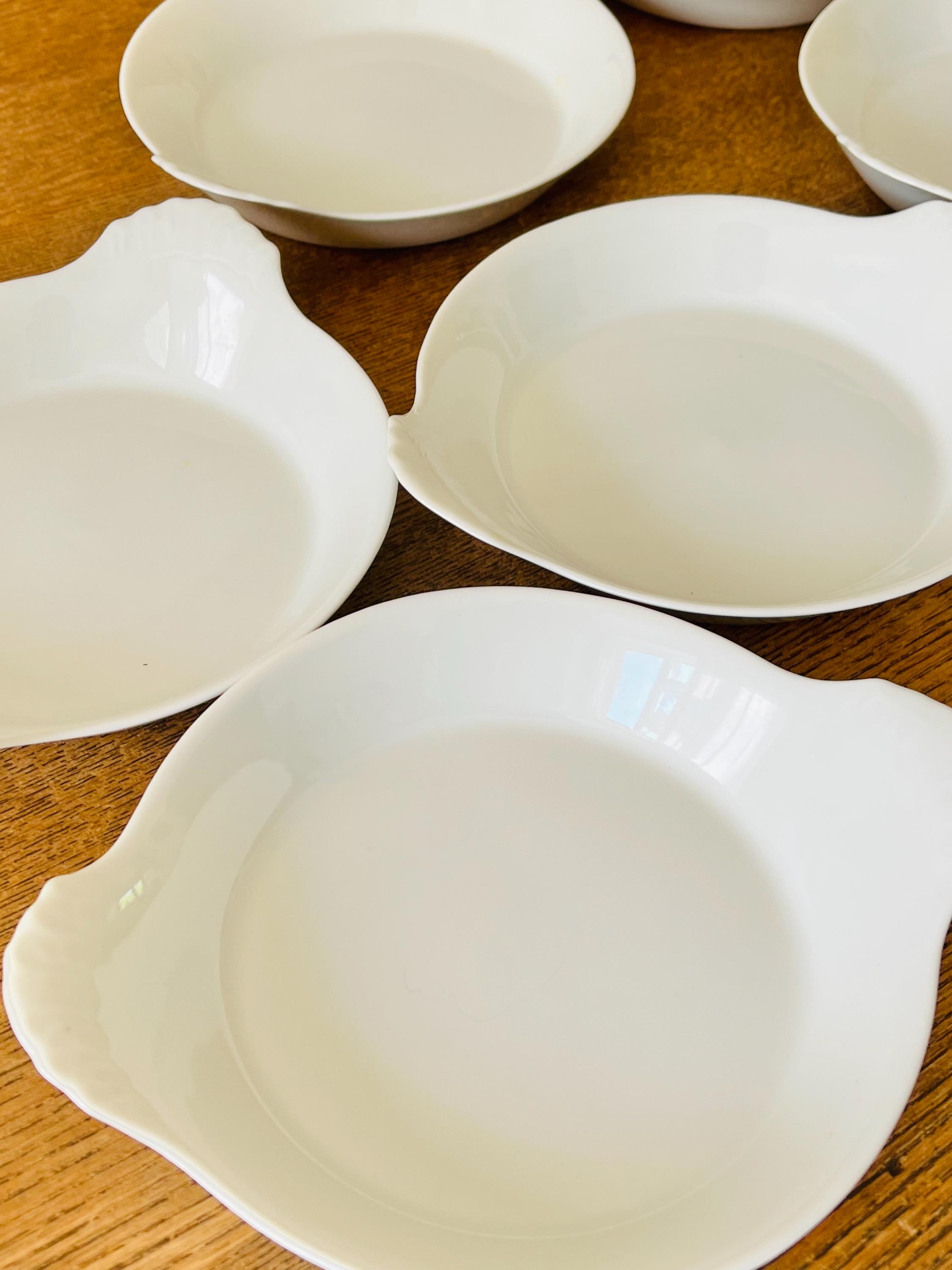 アピルコ（APILCO）白浅ボール　4枚セット Apilco france - Etsy 日本