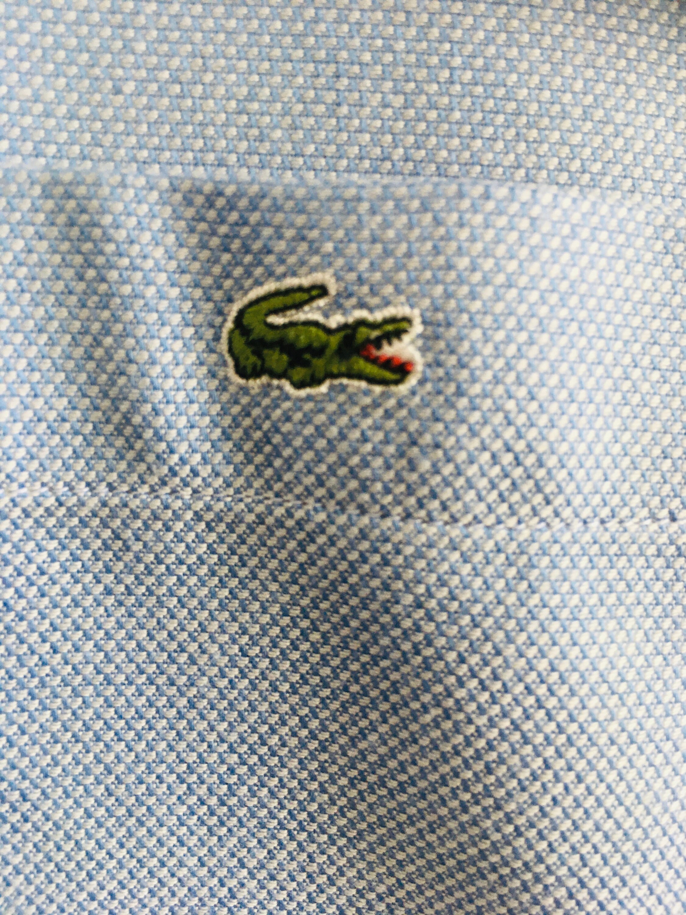 Mens LACOSTE Shirt in Blue Cotton Size 42 Long Sleeve With - Etsy UK