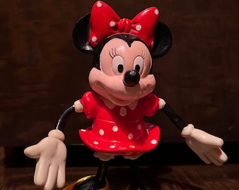 Vintage 90s Minnie Mouse Figure, Disney Home Decor