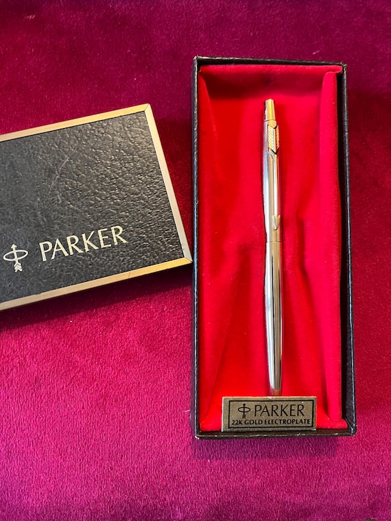 Vintage Parker 22K Gold Electroplate Mechanical Pencil With Box - Etsy