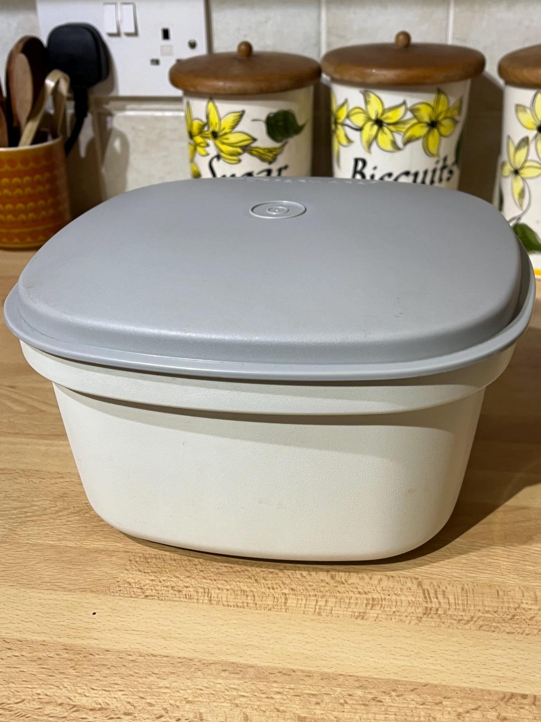 Tupperware Vegetable Storage Container/retro Kitchen Goods/made in