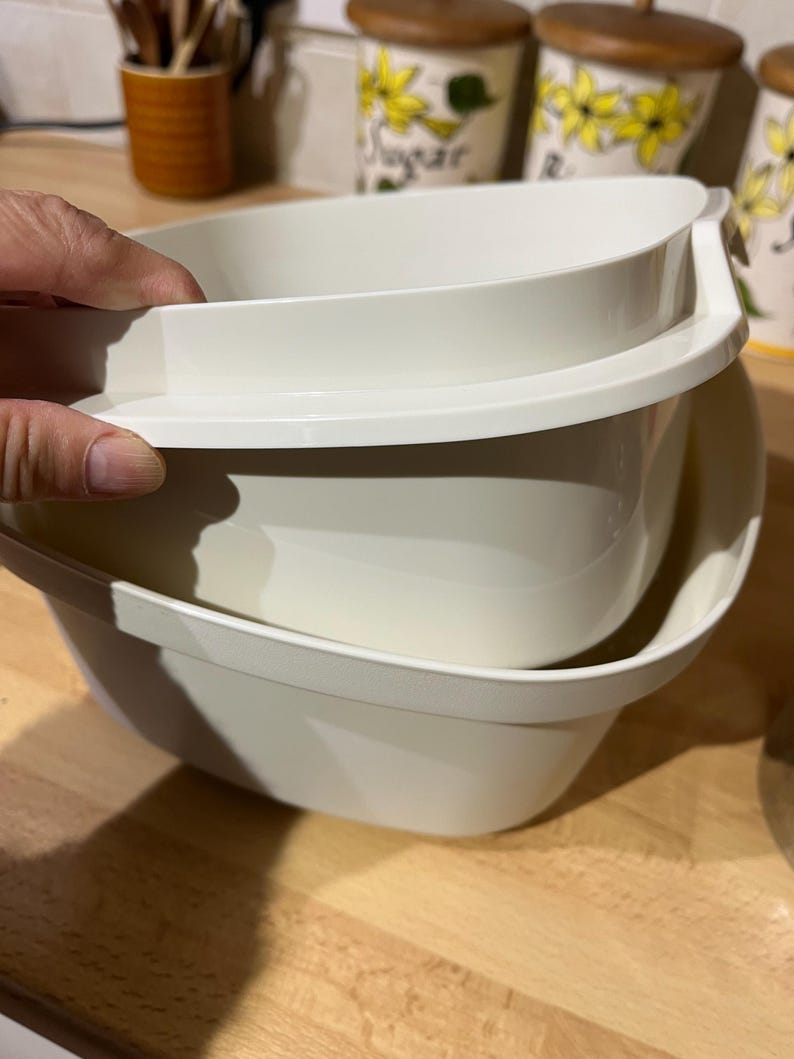 Tupperware Vegetable Storage Container/retro Kitchen Goods/made in