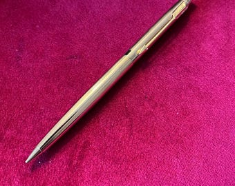 PARKER 22Kゴールドエレクトロプレート ボールペン Vintage Parker 22K Gold Electroplate Mechanical Pencil With Box - Etsy