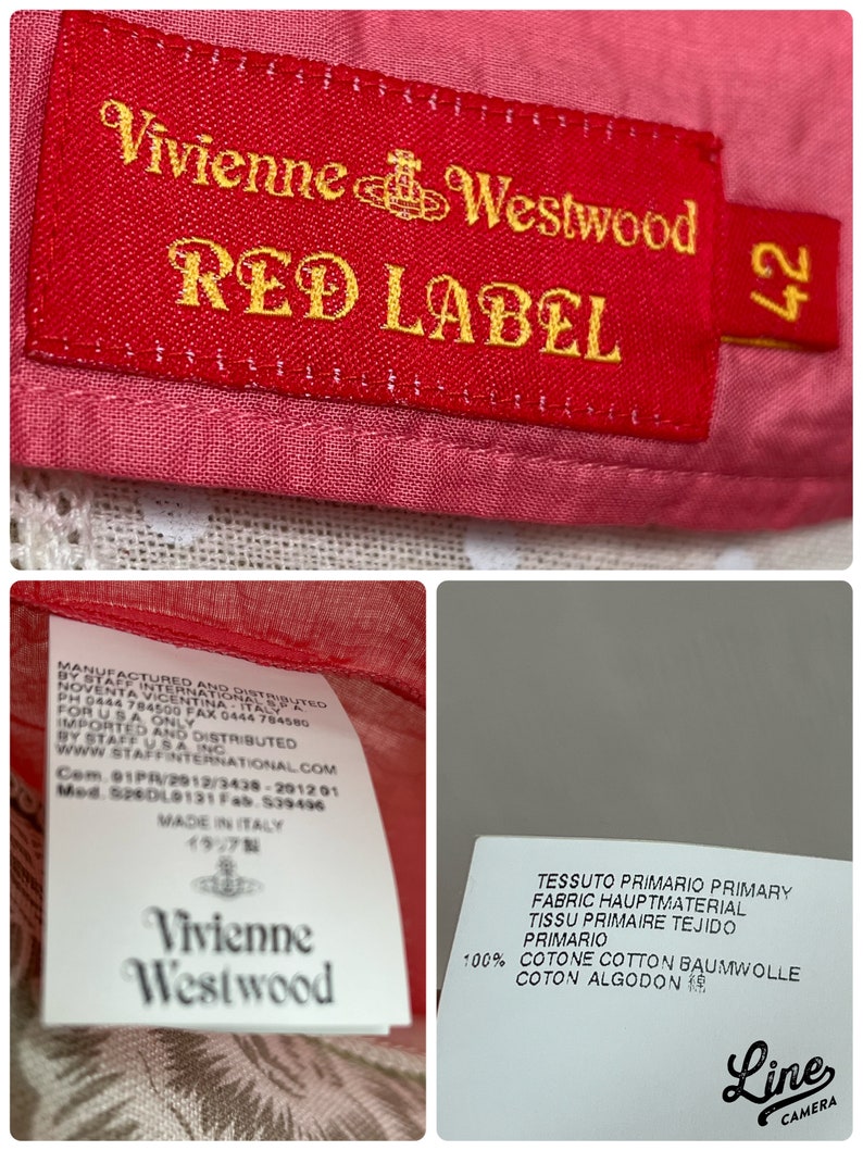 Vivienne Westwood Pink Cotton Blouse: Asymmetric Cap Sleeve, Made in Italy image 10