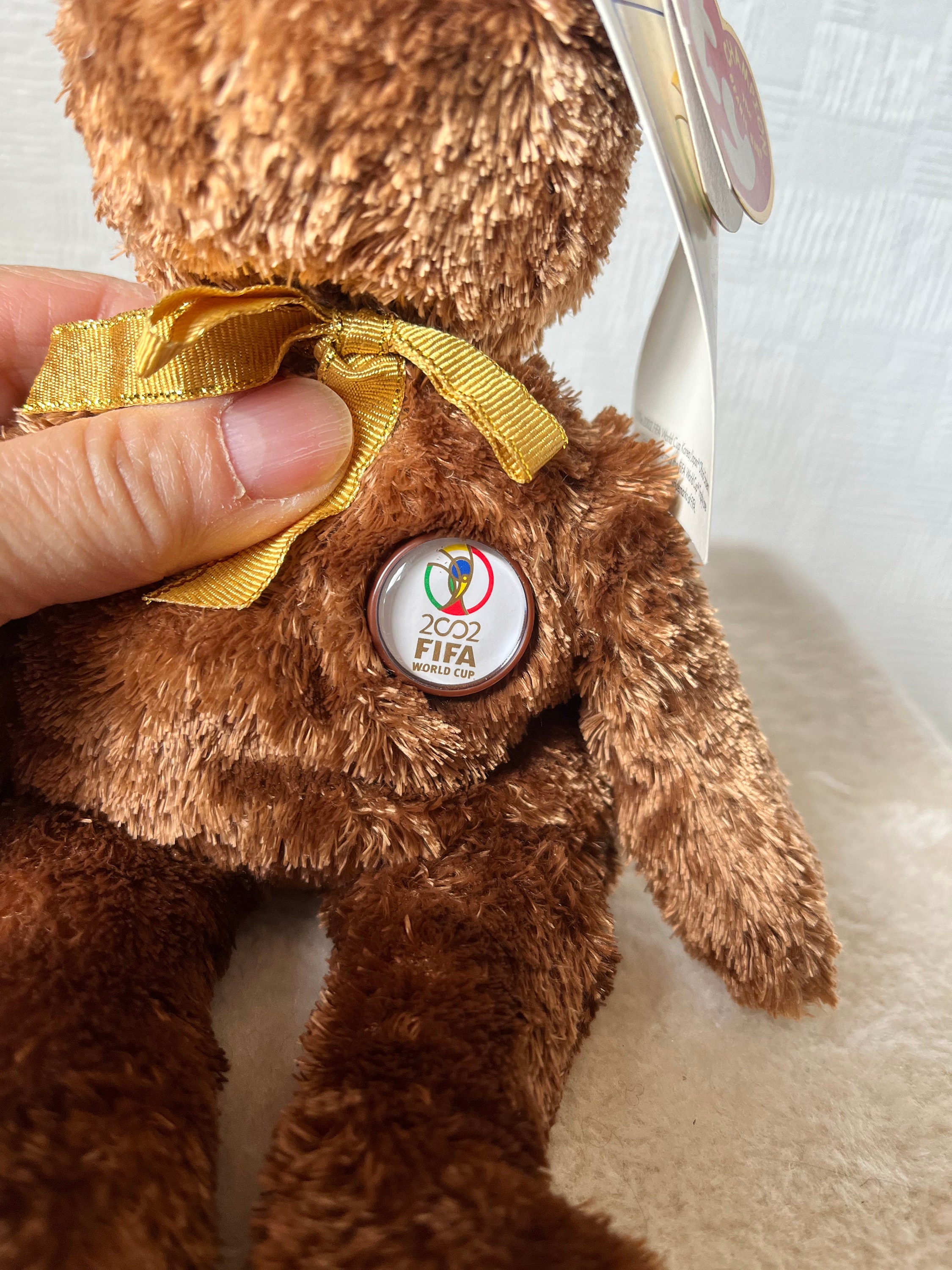 Ty Champion the Beanie Baby 2002 FIFA World Cup Official
