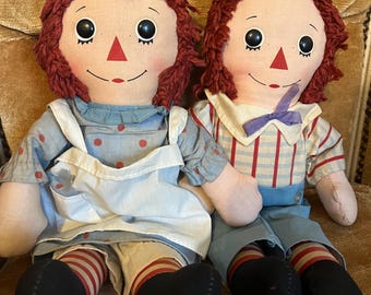 ヴィンテージ ラガディ アン アンド アンディ ポストカード #box1