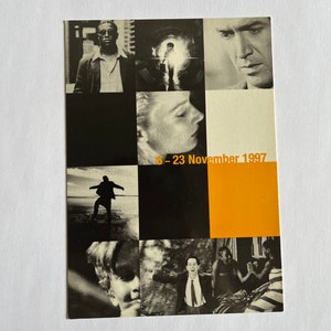 1997 ロンドン映画祭プロモーション ポストカード/映画祭広告ポストカード/映画記念品/オリジナル プリント/映画広告/白紙ポストカード/映画アート