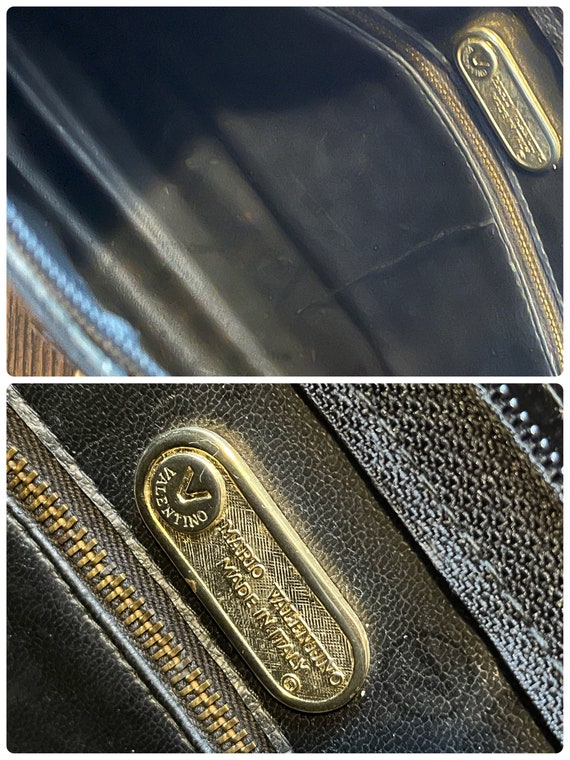 Valentino Black Leather Gold Chain Palermo Purse | Purse boutique, Strap  tops, Valentino black