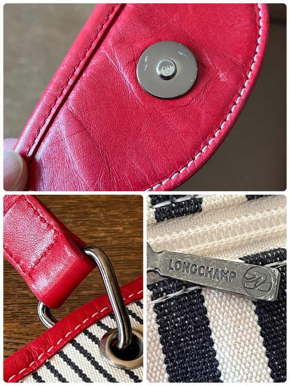 Longchamp Paris Tote bag/Top handle handbag/Strip… - image 9