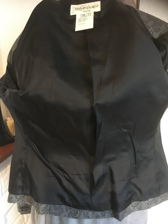 Yves Saint Laurent variation vintage jacket/Fr 40… - image 8