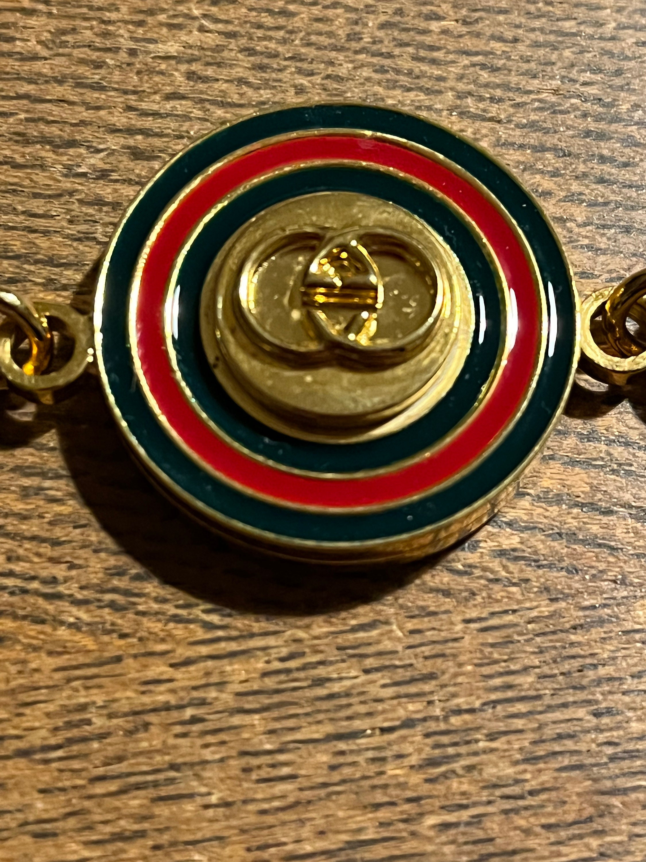 Vintage GUCCI Double Keyring, GG Logo, Made in Italy - Etsy