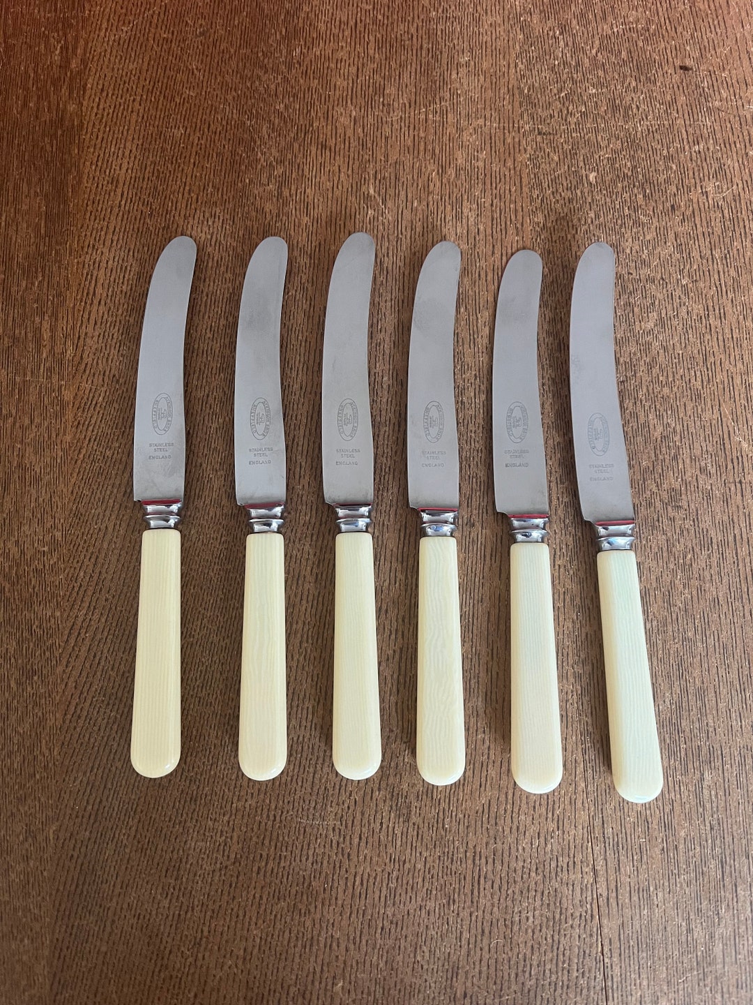 Vintage Small Butter Knife Set of 6/atkinson Bros Etsy UK