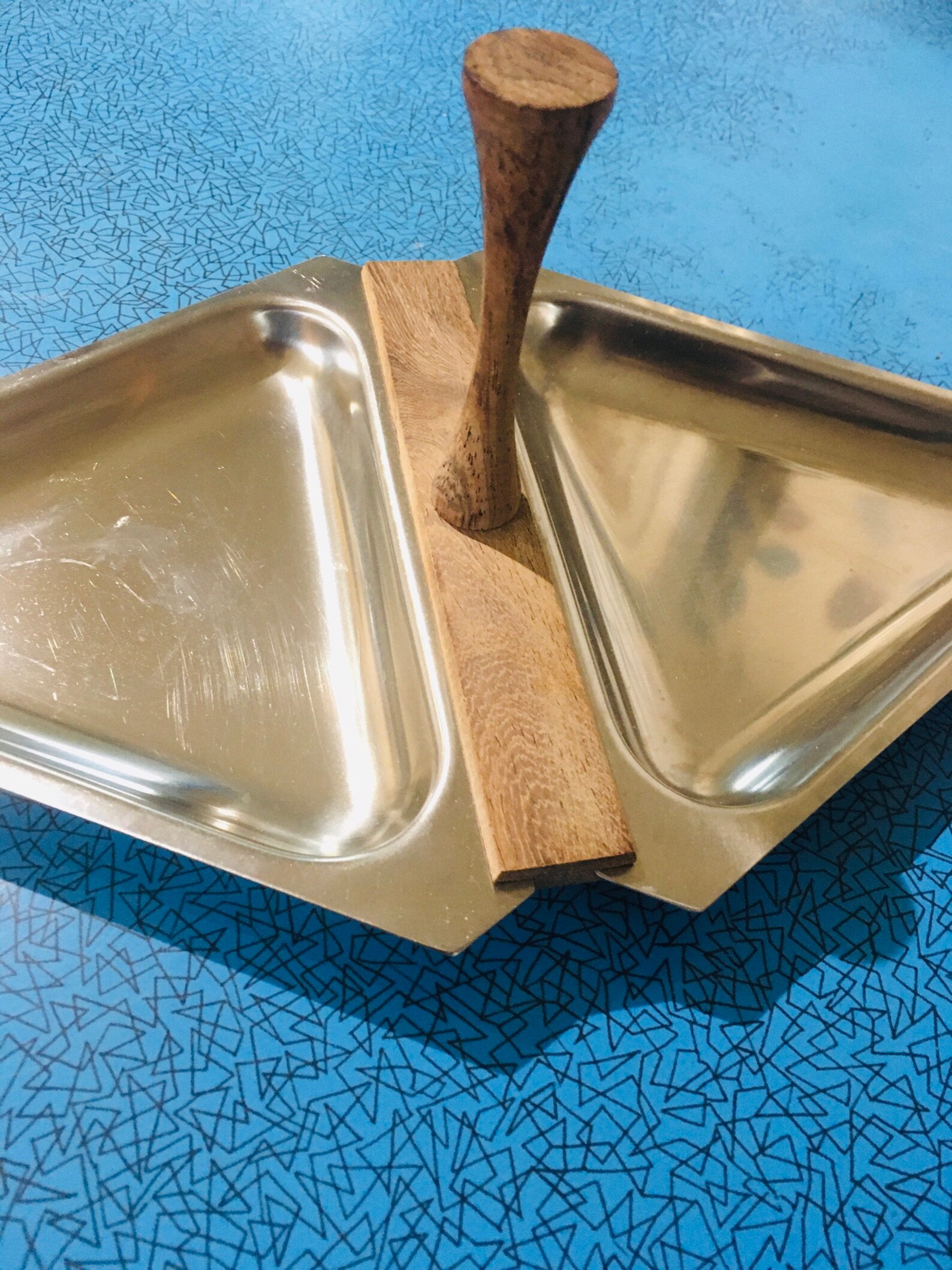 Danish Stainless Steel Twin Serving Dish/retro/mid 20th Etsy UK