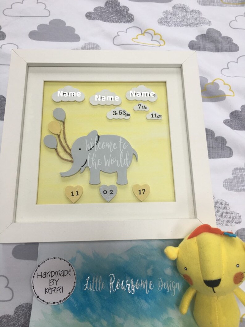 personalised elephant baby gifts