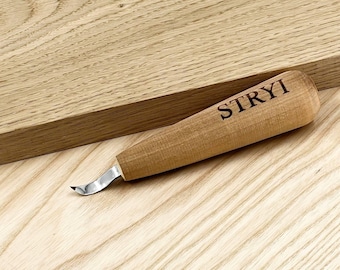 Tiny Hook Carving Knife, Wood Spoon Detail Tool, STRYI Profi