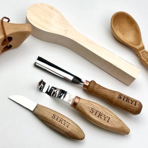 STRYI Löffel Carving Kit, Anfänger Holzschnitzwerkzeug