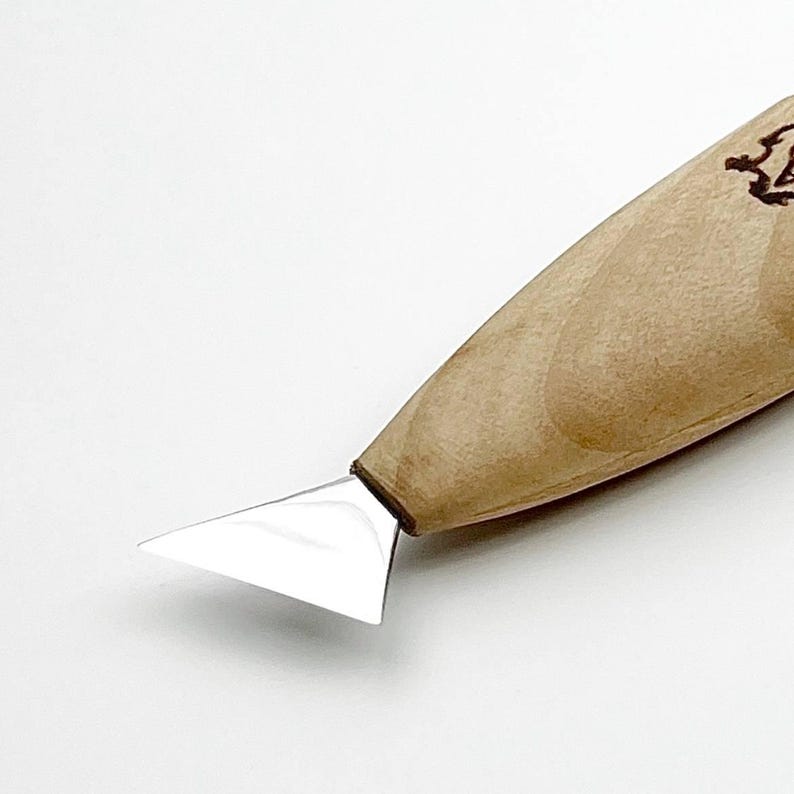 Chip Carving Knife, 25mm Geometric Wood Carving Tool image 4