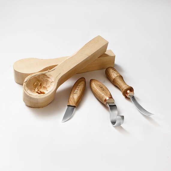 Cuchillo para tallar madera STRYI Profi, cuchillo para tallar virutas de  Adolf Yurev, herramienta básica para tallar virutas, herramientas para