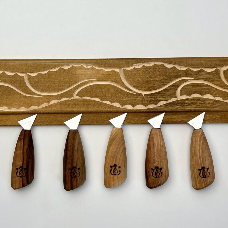 Chip Carving Knife, 25mm Geometric Wood Carving Tool image 13