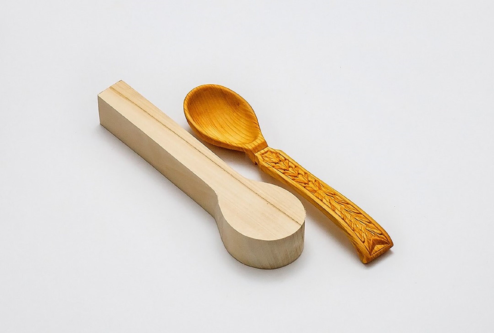 Wooden spoon blank made from limewood personalized spoon Etsy