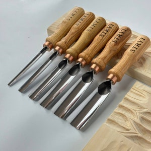 Gouges Set, Chisel Set, Stryi Carving Tools, Gift for Carver, Gift for ...