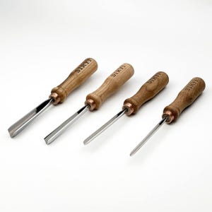 45 Degree V-Parting Chisel: Wood Carving V-Tool, Relief carving tools