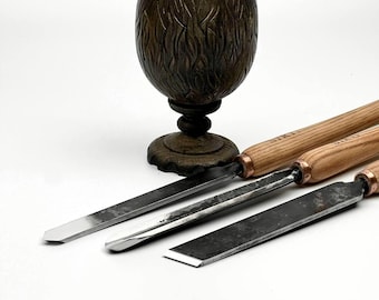 Forged Steel Wood Turning Chisel Set, Woodworking Lathe Tools