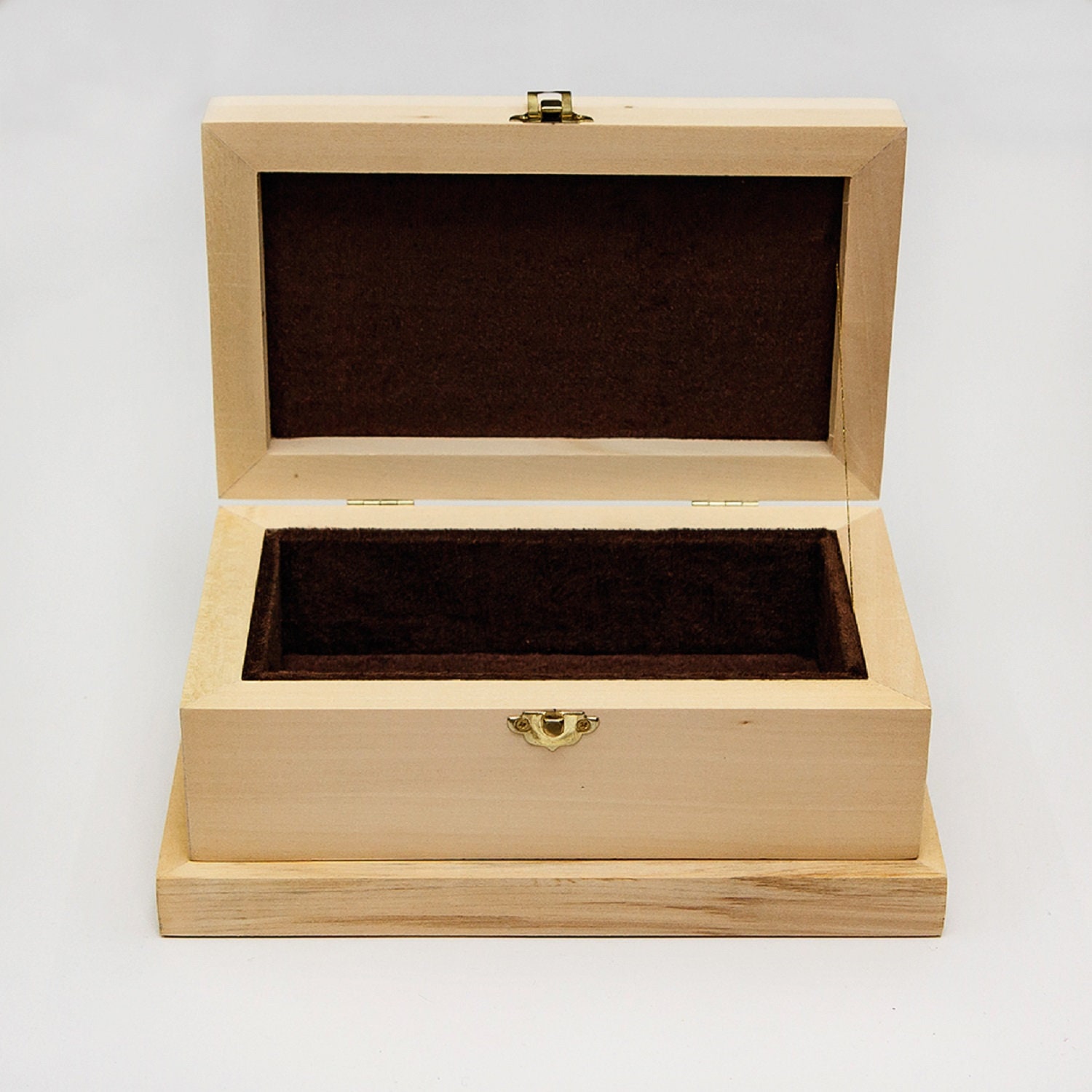 Jewelry box limewood blank for wood carving handmade item Etsy