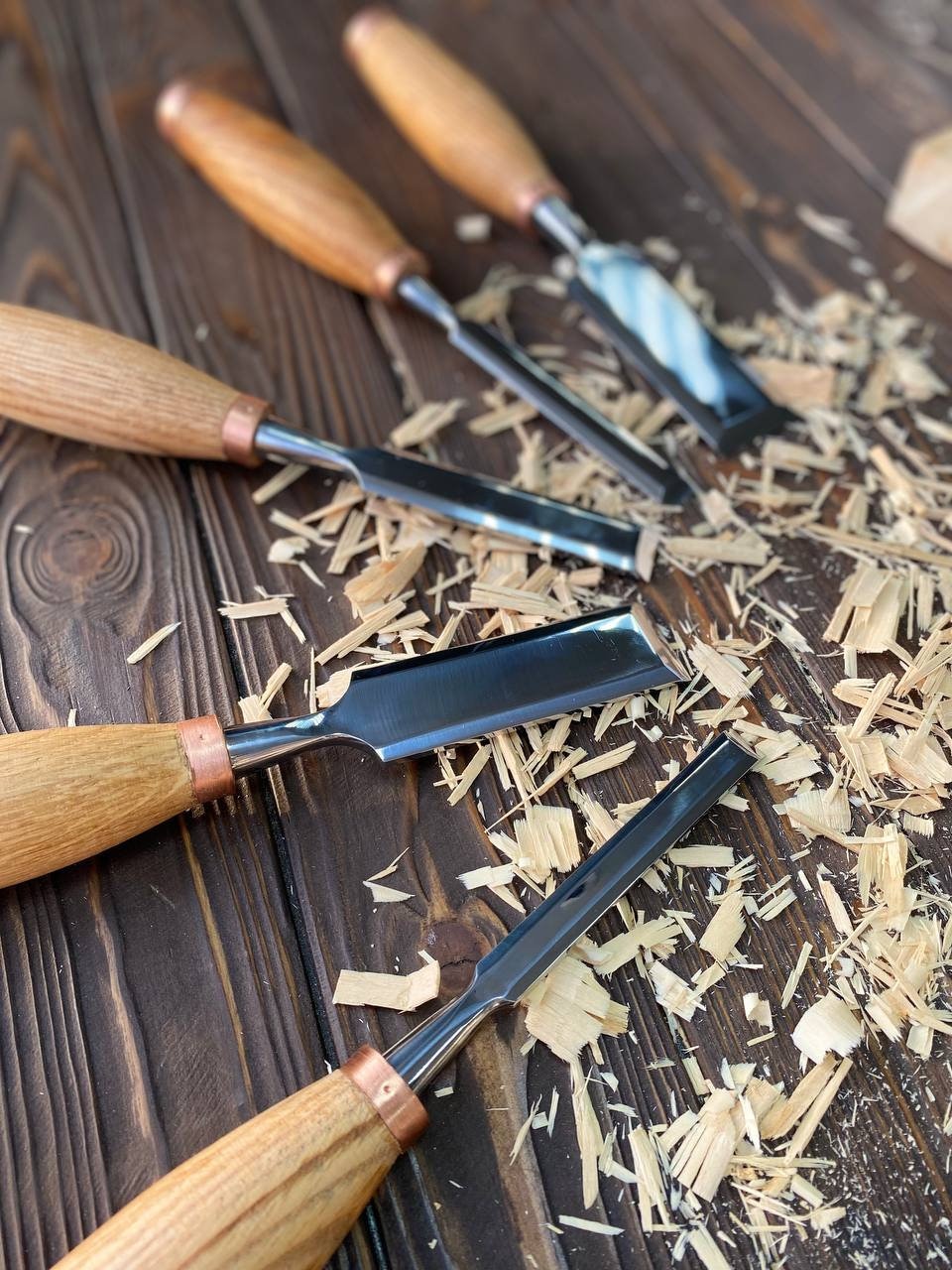 Carpenter flat chisels STRYI Profi – Wood carving tools STRYI