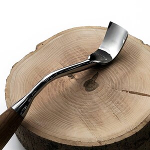 Large Bent Gouge, Bowl Gouge, Gift for carver, Kuksa carving tools, Spoon tool