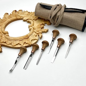 Wood Carving Tools Set, STRYI Micro Engraving Chisels, Linocutting Burins