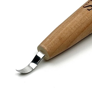 Tiny Hook Carving Knife: Wood Spoon Detailing Tool