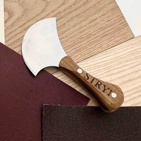 STRYI Profi Leather Head Knife, Craft Tool, Gift for Men