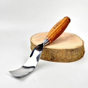 Woodworking Chisel, Hand tool for sculptures, Spoon carving tools, Bowl carving Gouge, Gift for Husband, Gift for woodworker