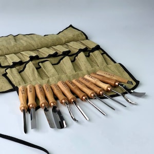 Kit para tallar madera, herramientas para tallar Stryi, juego de cinceles, herramientas para tallar en relieve, juego de gubias, herramientas para trabajar la madera, regalo para papá, regalo para estudiantes