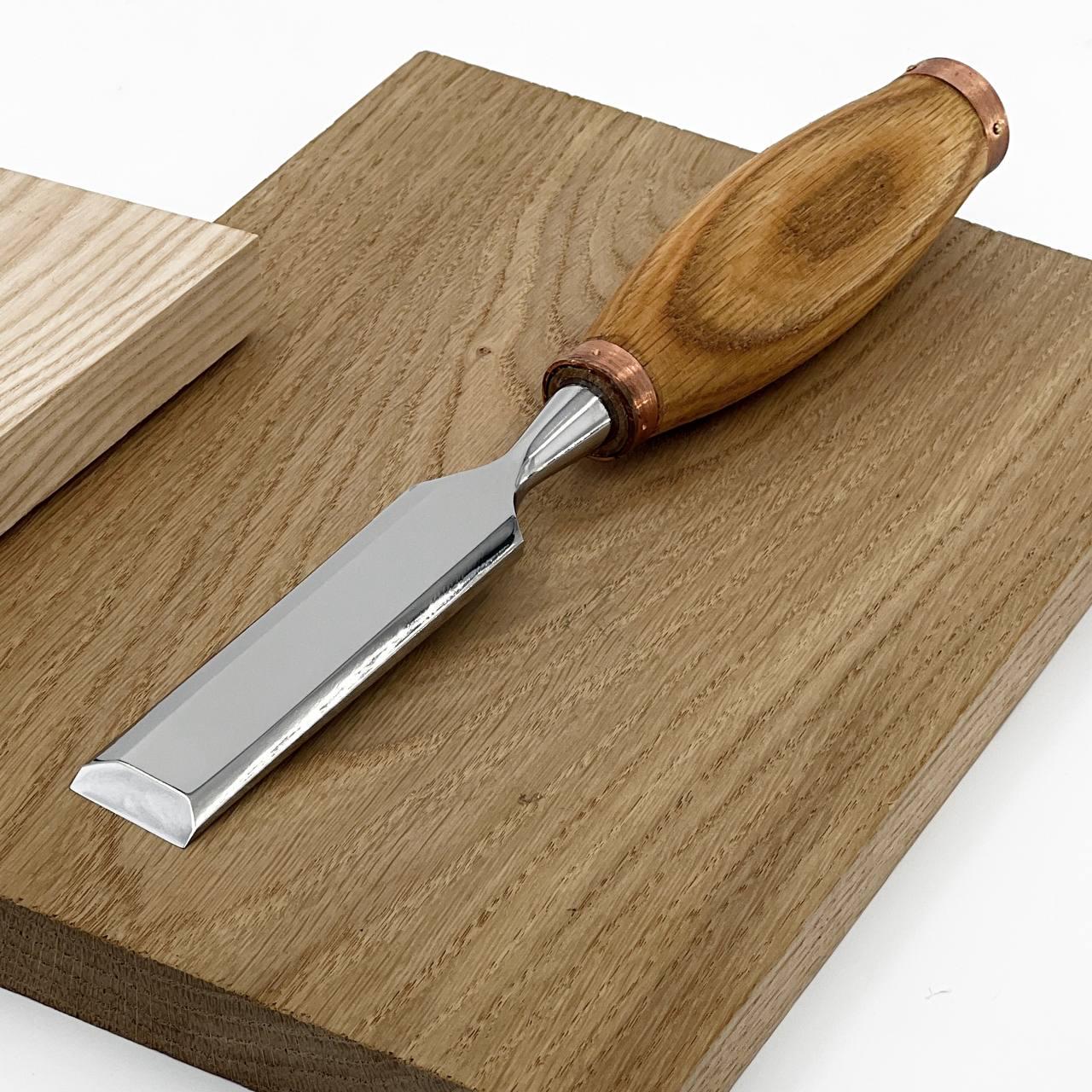 STRYI プロ仕様木工用ノミセット、7ピーススチール彫刻ツール、大工