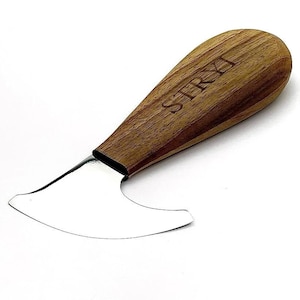 Skiving knife for leather, Handmade knife, Leather knife, Leather cutting tools, Leather processing tools, Leather tools, Thinning knife