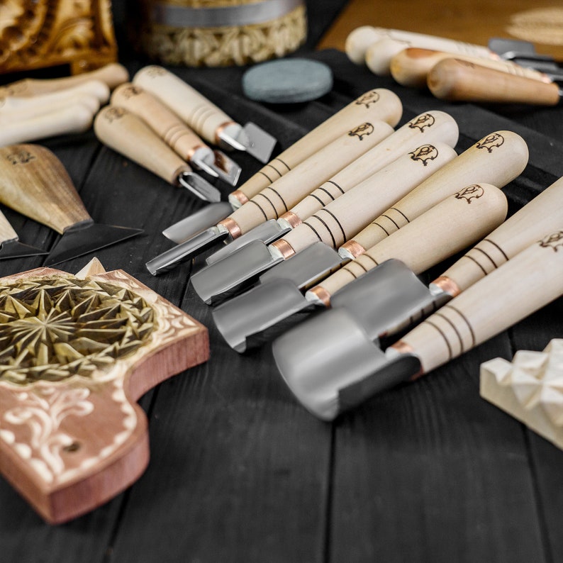 Profi Tools Set 30 Pcs Woodcarving Kit Woodworking Supply Etsy