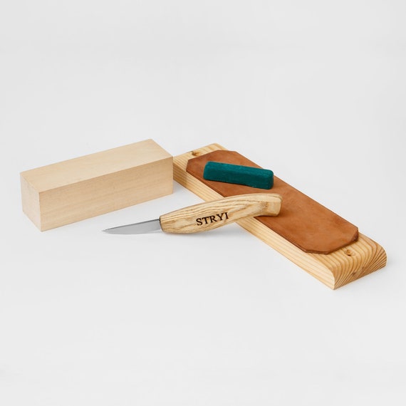 Wood Carving Kit for Beginners, Wood Whittling Kit for Beginners W