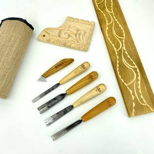Wood Carving Kit: Chip & Relief Carving Gouges Set - Etsy