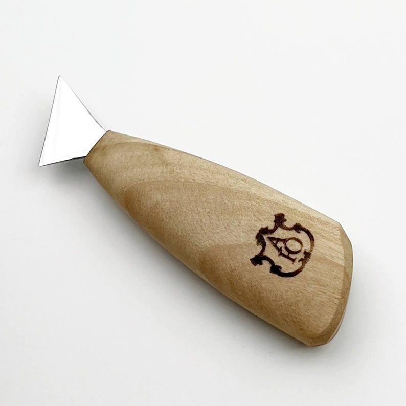 Chip Carving Knife, 25mm Geometric Wood Carving Tool image 9