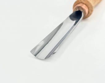 Forged Wood Carving Gouge Chisel, Profile 8, Relief carving tools