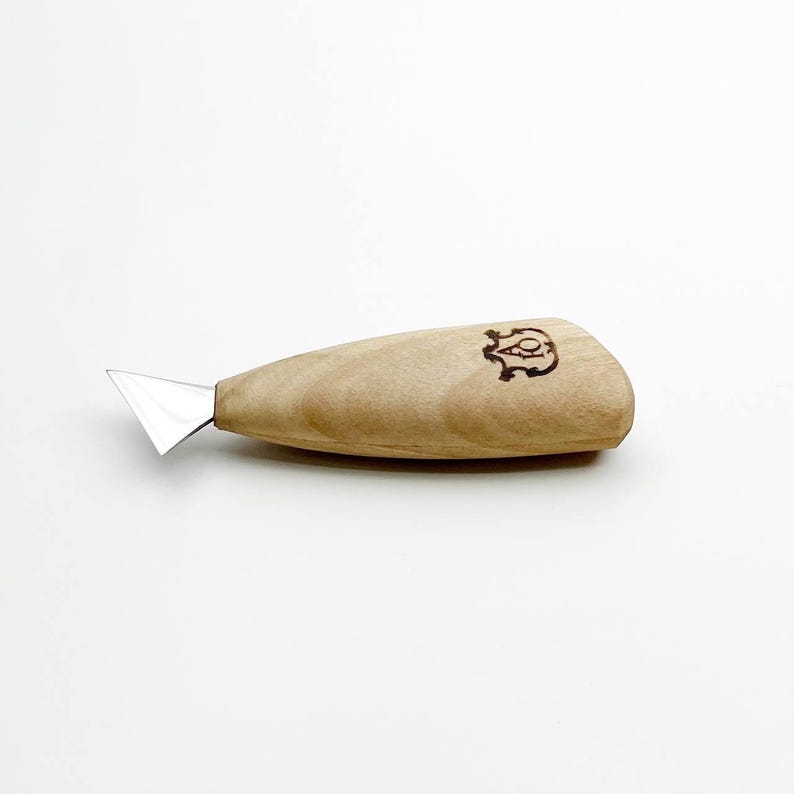 Chip Carving Knife, 25mm Geometric Wood Carving Tool image 12